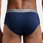 Men Super Combed Cotton Solid Brief with Ultrasoft Waistband