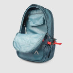 Unisex Blue Self-Design Backpack with USB Charging Port